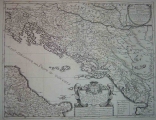 CANTELLI DA VIGNOLLA, GIACOMO: MAP OF DALMATIA, ISTRIA, BOSNIA, SERBIA AND CROATIA